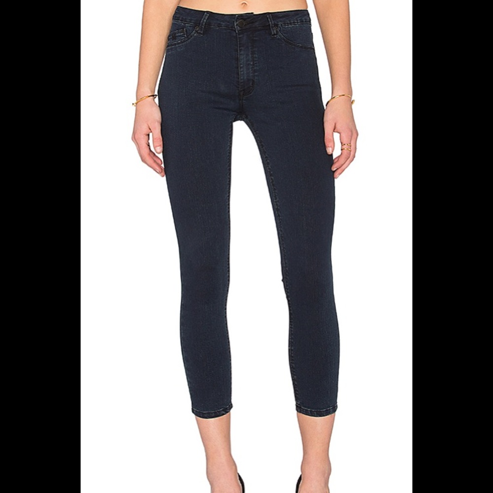Nasty Gal RES Denim Kitty Skinny Crop Jeans